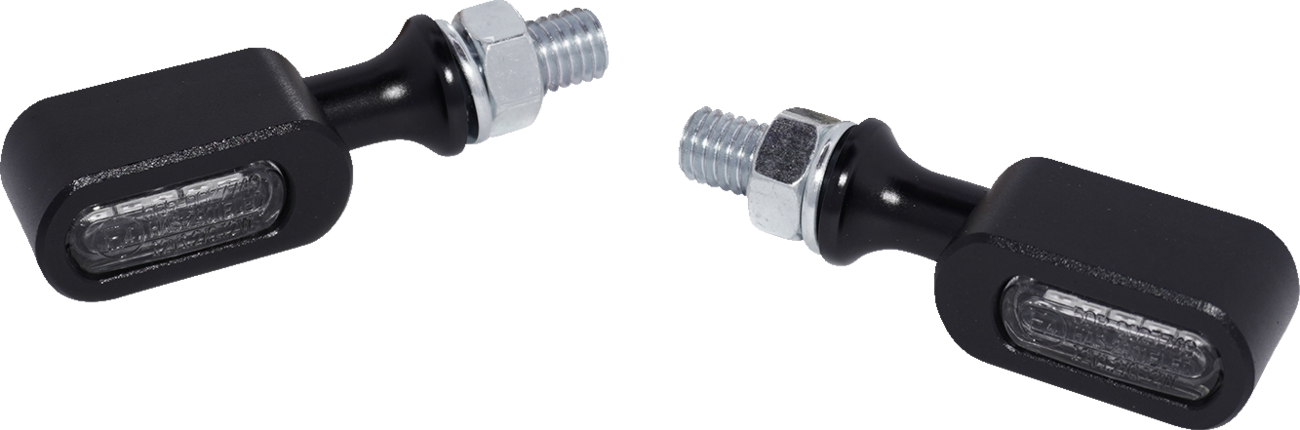 Drag specialties Marker Light - Clear/Amber - Matte Black