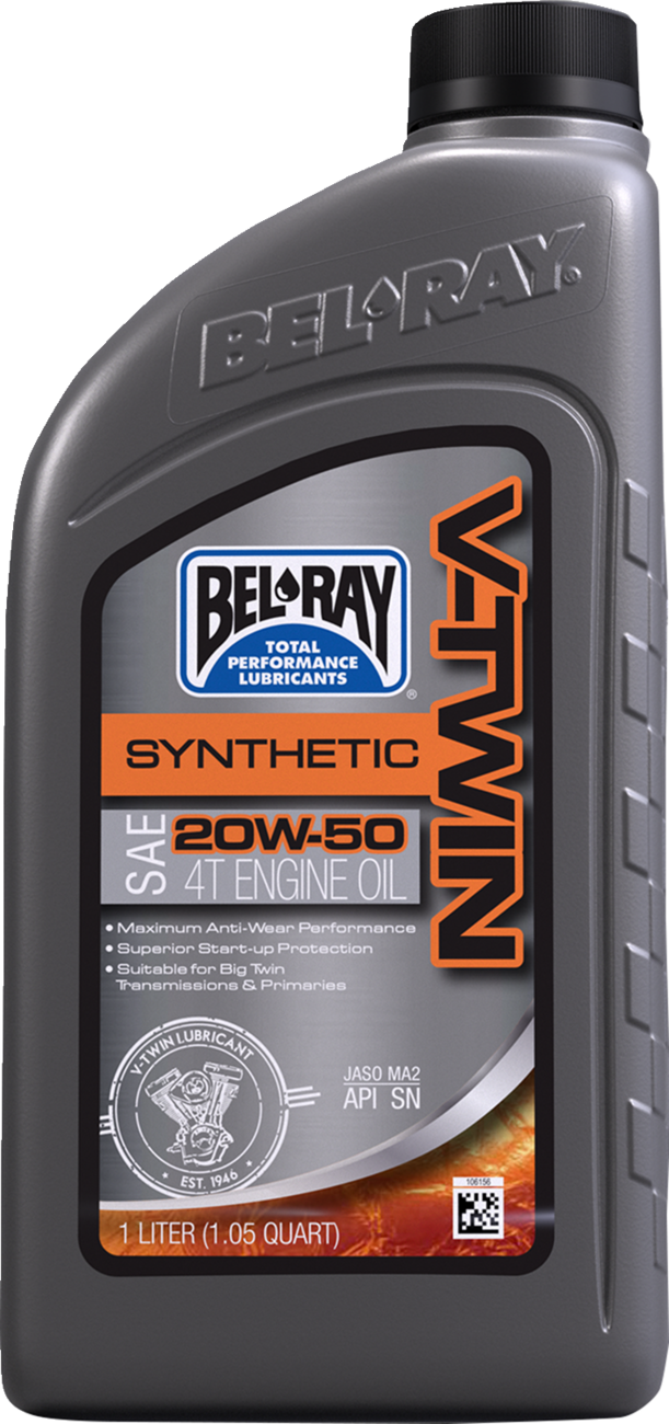 BEL-RAY V-Twin Synthetic 4-Stroke Engine Oil