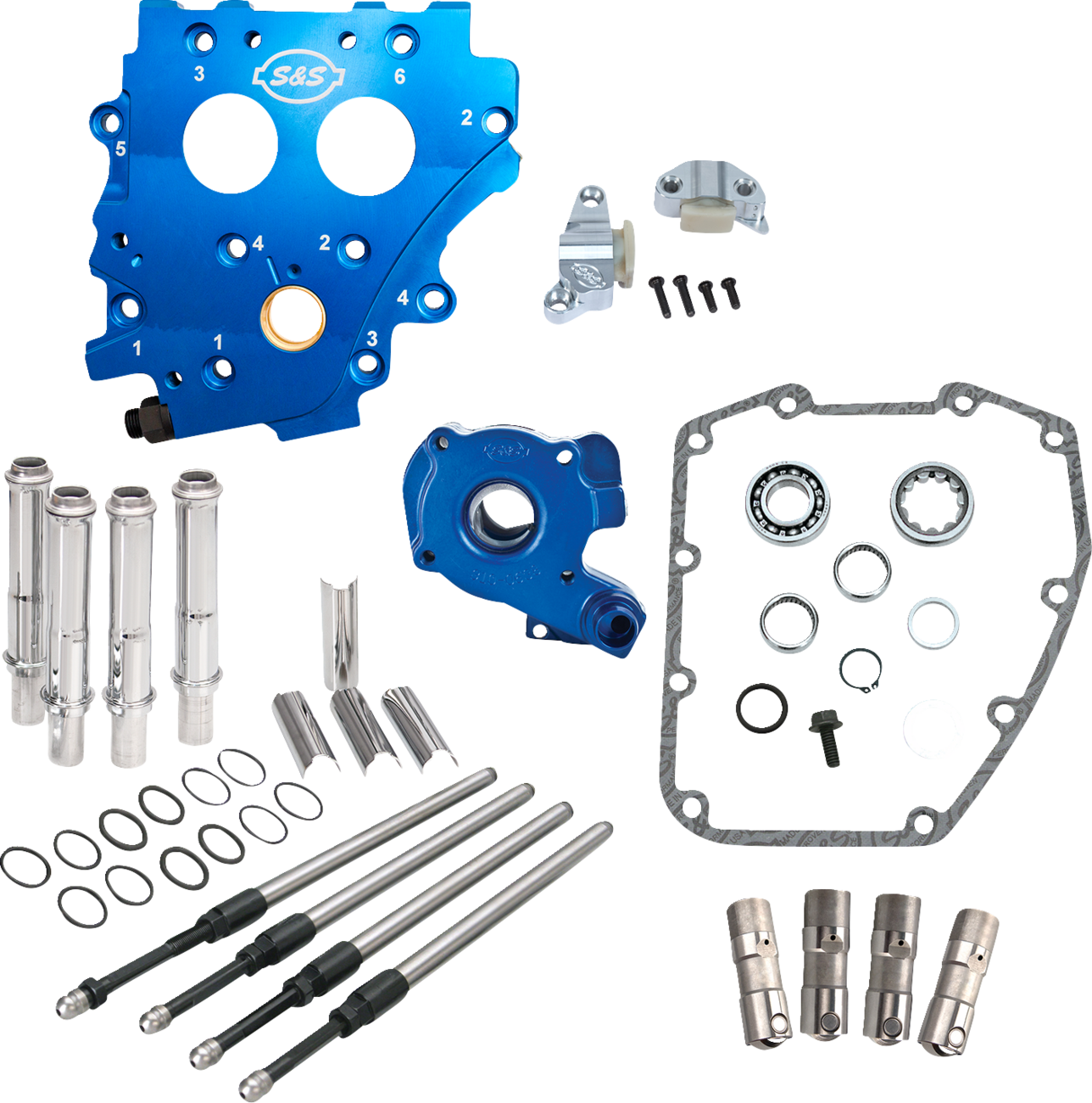 S&S CYCLE Cam Chest Kit without Cams for Chain Drive Twin Cam