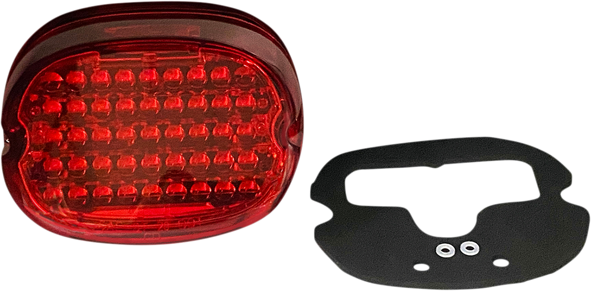 Custom Dynamics Red LED Low Profile Taillight 1999-2022 Harley Touring Models