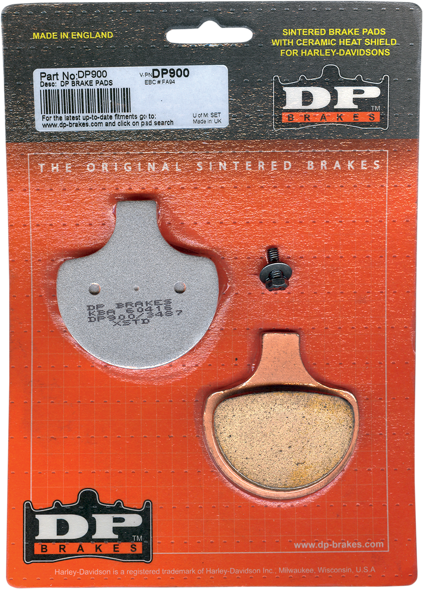 DP Brakes Sintered Front Brake Pads For Harley Big Twin / Sportster 1984-2011