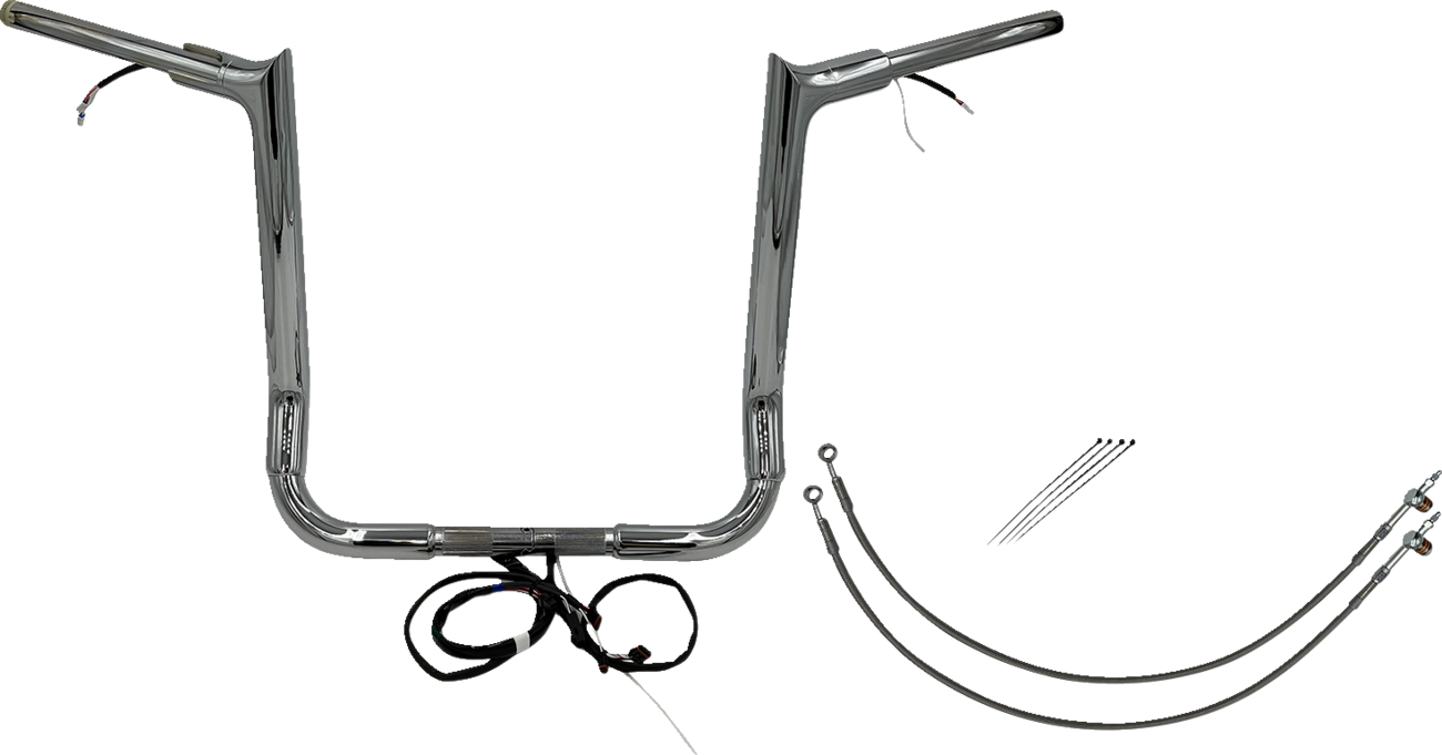 EZ Install Wired 1-1/2" Pointed Top Handlebar Kit