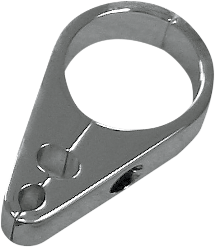Drag specialties Cable Clamp - Throttle/Idle/Brake - 1-1/2" - Chrome