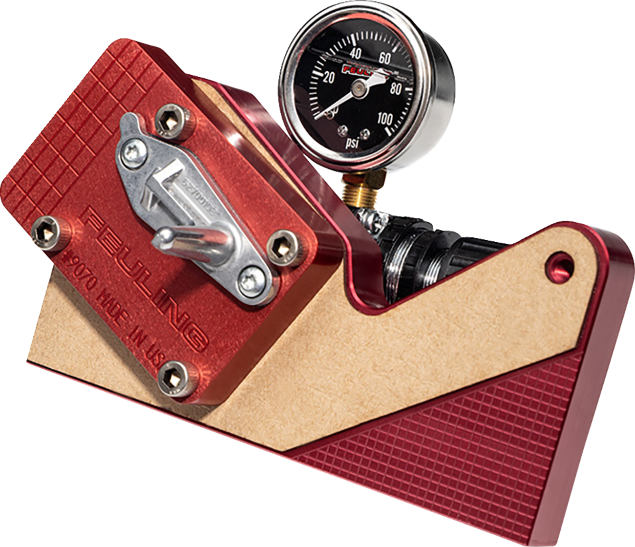 Feuling Piston Cooling Jet Pressure Tester Block For Harley Twin Cam / Milwaukee-Eight