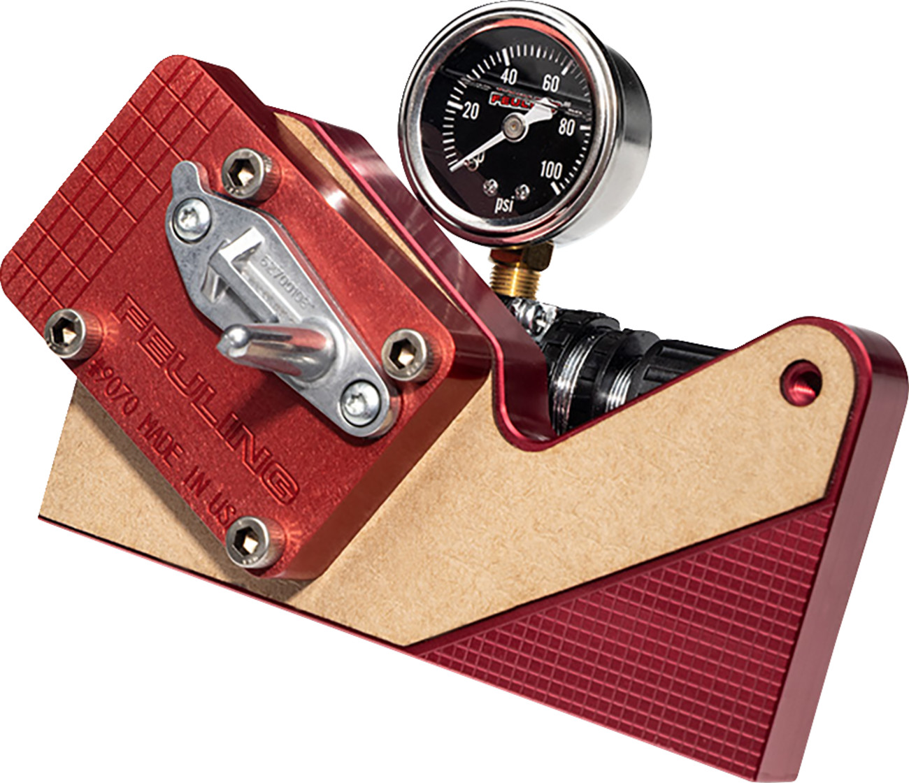 Feuling Piston Cooling Jet Pressure Tester Block For Harley Twin Cam / Milwaukee-Eight