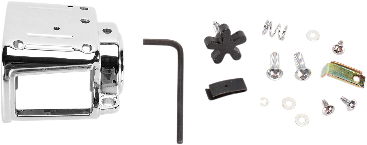Drag specialties Handlebar Switch Housing Kit - Left - Lower - Chrome Harley Davidson