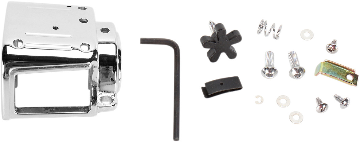 Drag specialties Handlebar Switch Housing Kit - Left - Lower - Chrome Harley Davidson