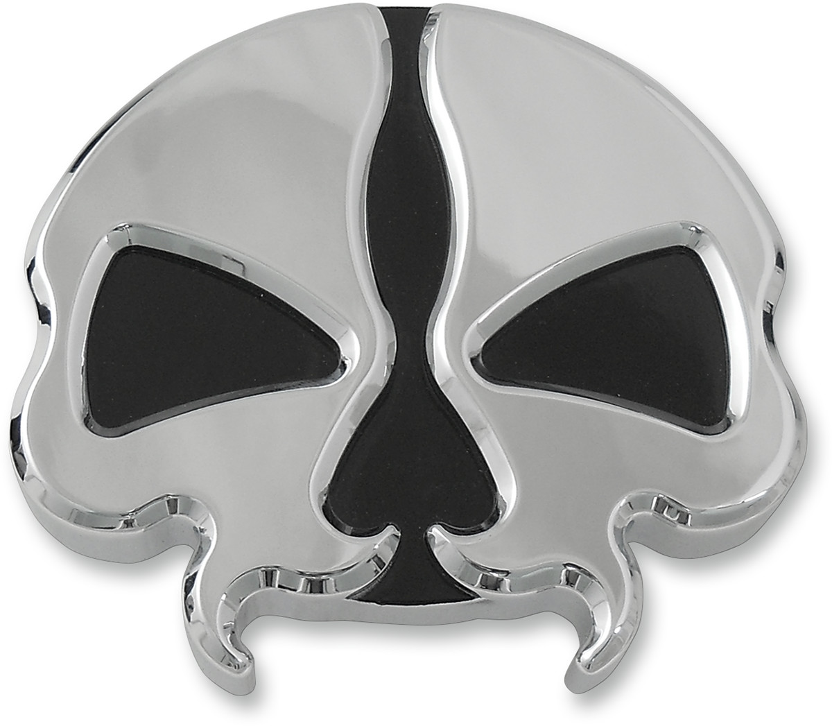 Drag Specialties Split Skull Gas Cap — Vented