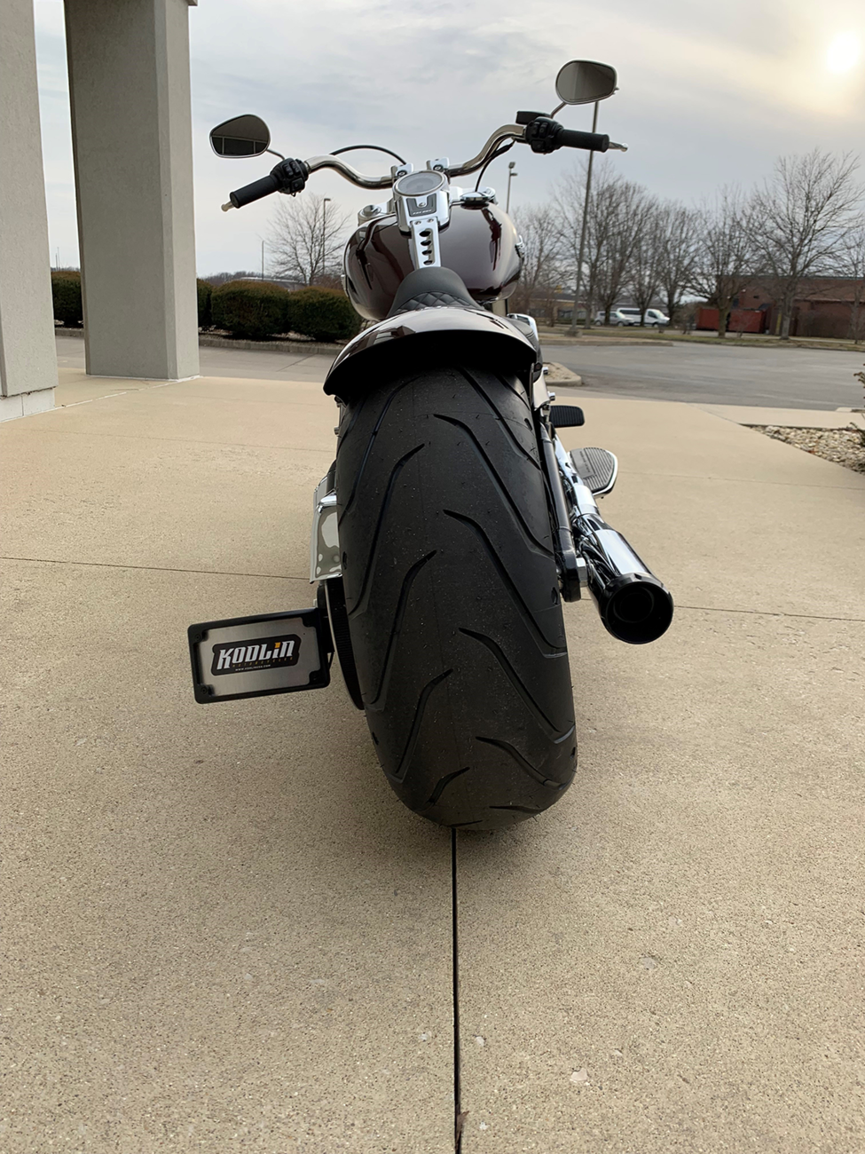 Kodlin usa Fender - Rear - Raw - FLFB/FXBR Harley Davidson