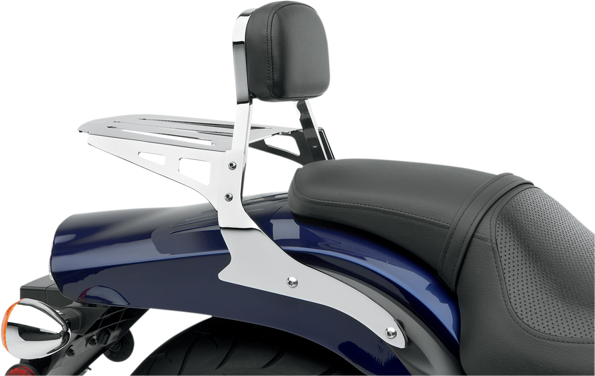 Cobra Standard Square Sissy Bar with Pad Yamaha Warrior 2002-2003