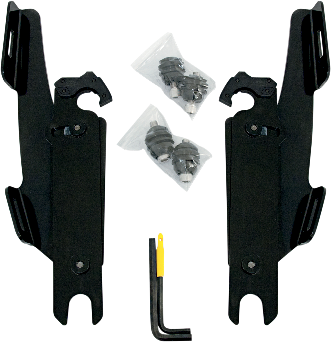 Memphis Shades Fats / Slim / Batwing Trigger-Lock Mount Kit For Harley Softail 1986-2017
