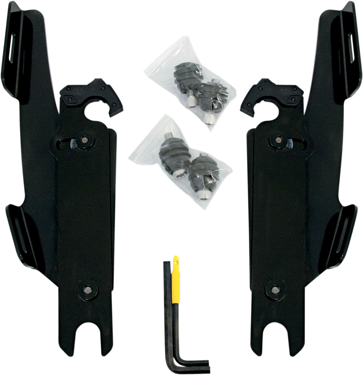 Memphis Shades Fats / Slim / Batwing Trigger-Lock Mount Kit For Harley Softail 1986-2017
