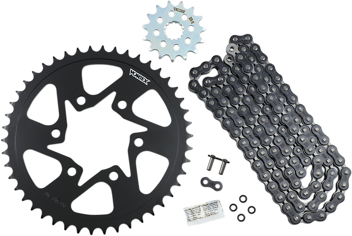 Vortex Chain Kit - Black - Kawasaki - Versys 650