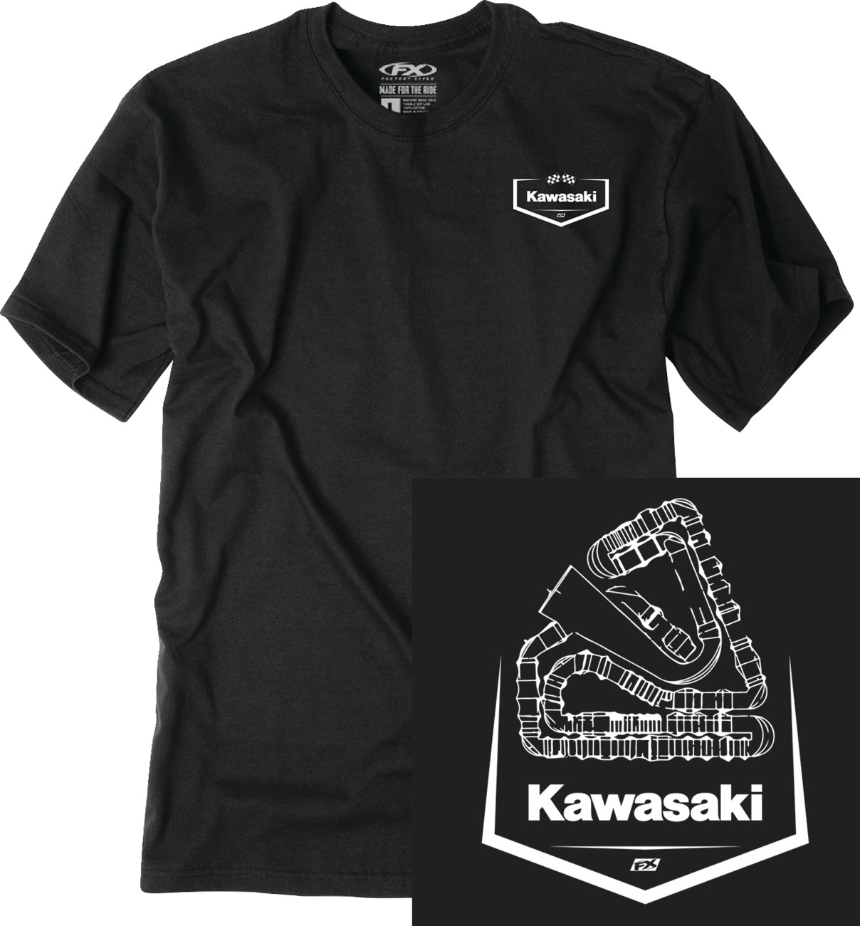Factory Effex Kawasaki Track T-Shirt