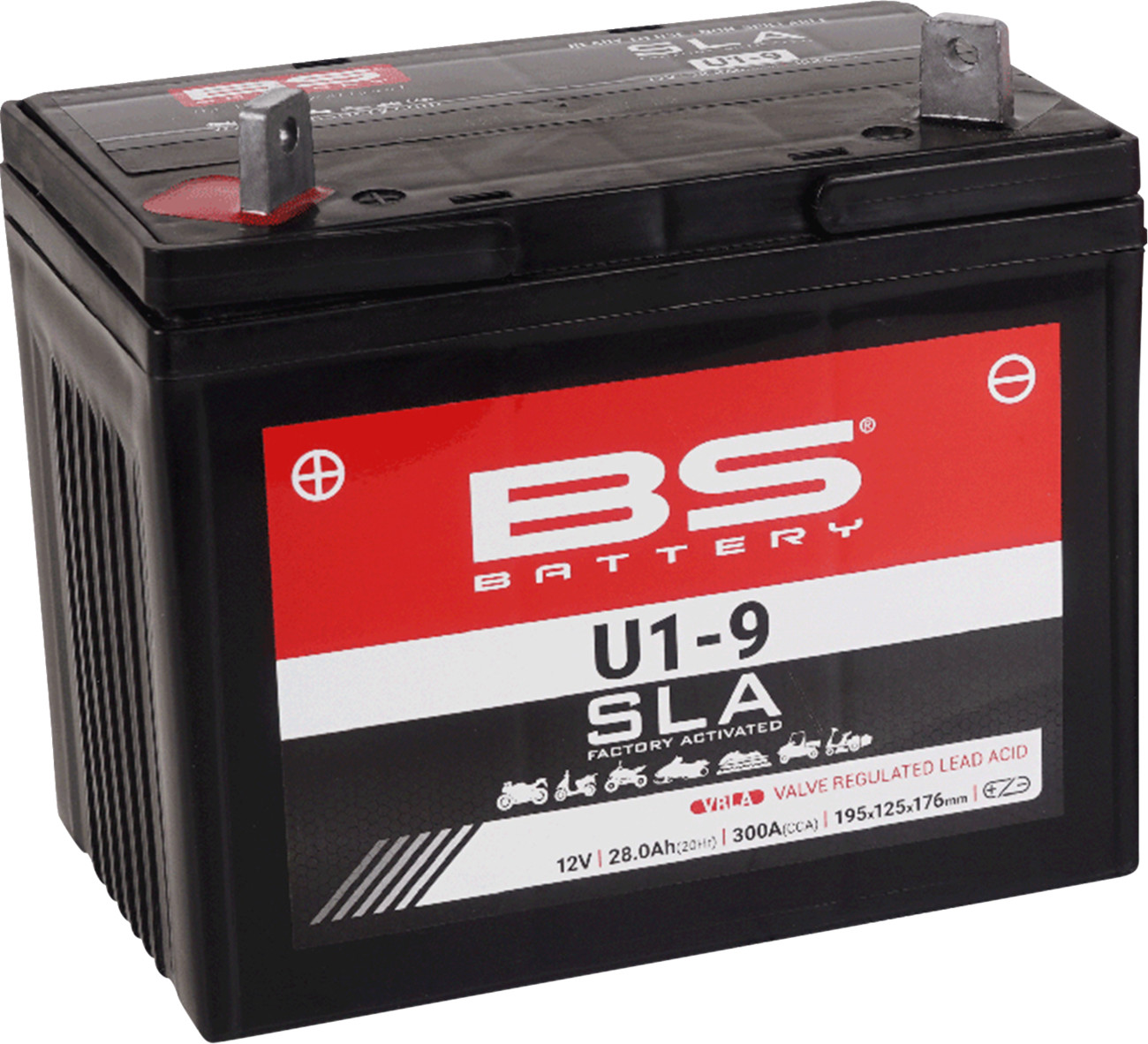 BS BATTERY SLA Factory- Activated AGM Maintenance-Free Battery