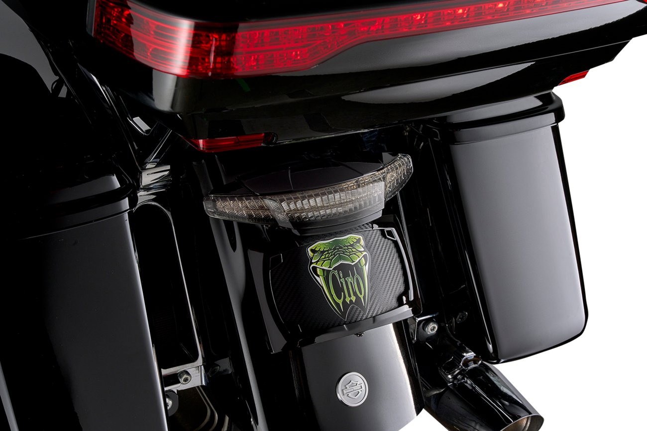 Ciro Latitude Tail Light With LightStrike For Harley Ultra 2014-2024