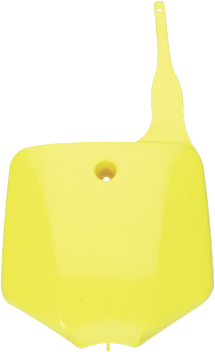 UFO (SU03926-102) Replacement Front Number Plate | Front Number Plate - Neon Yellow