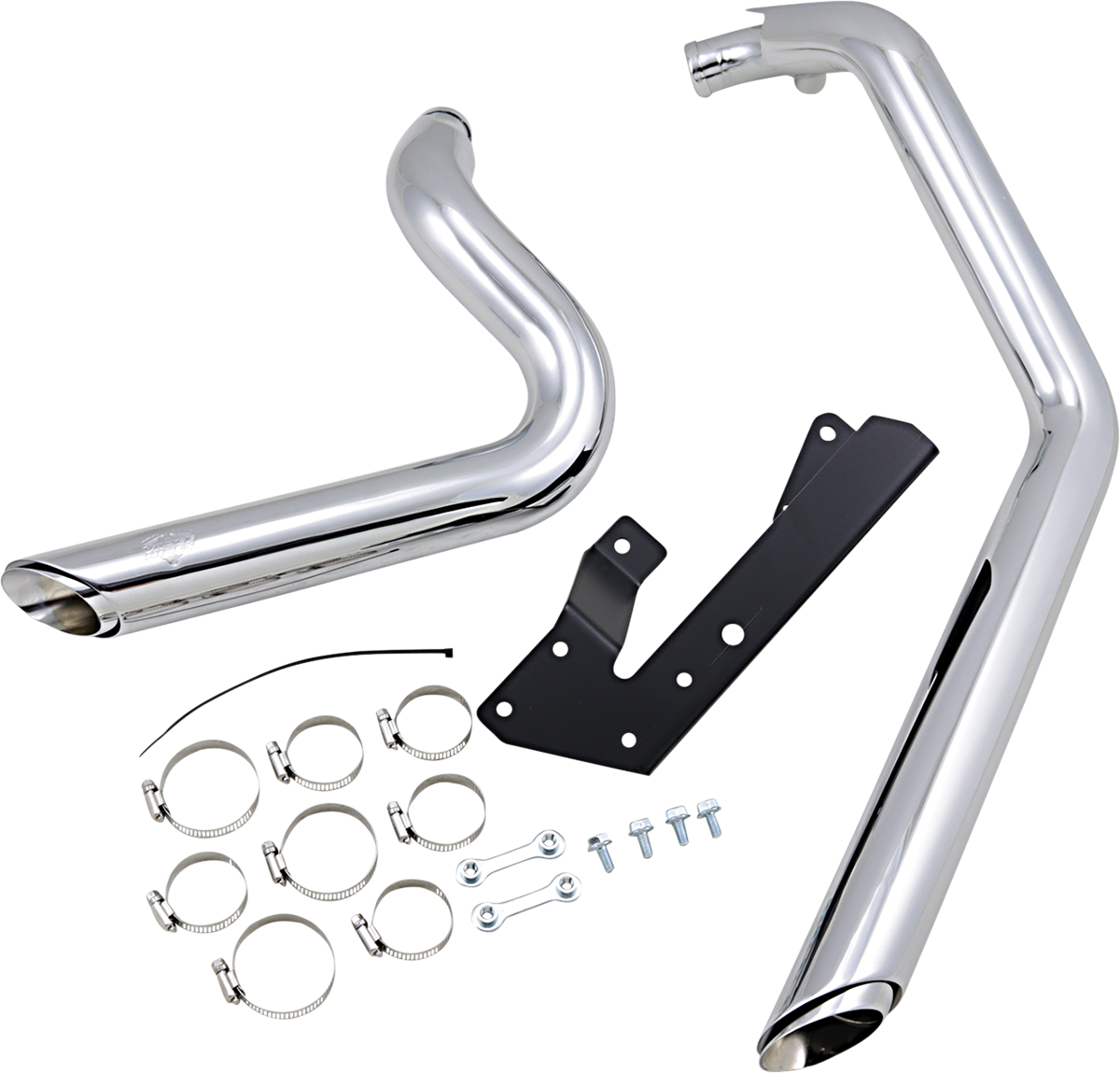 Vance & hines Shortshots Staggered Exhaust System - Chrome Harley Davidson