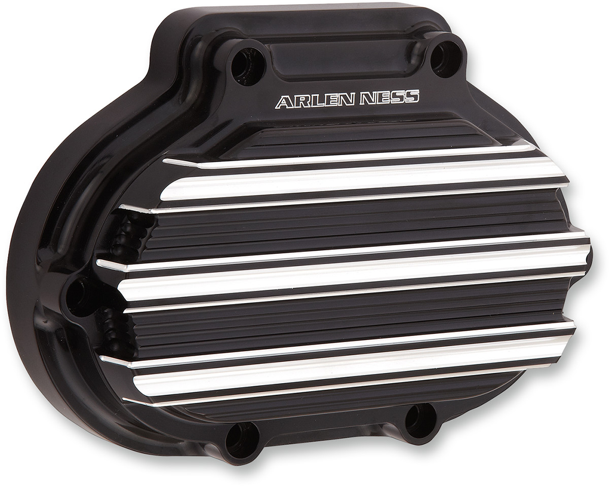 Arlen ness Transmission Side Cover - Cable - Black - Big Twin Harley Davidson