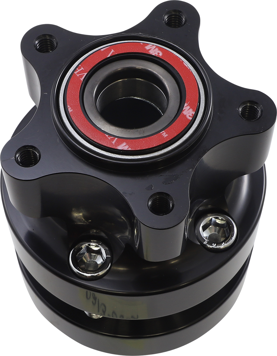 Arlen ness Hub - Cartridge - Front/Single Disc - Black - '08-'25 Touring/Trike Harley Davidson