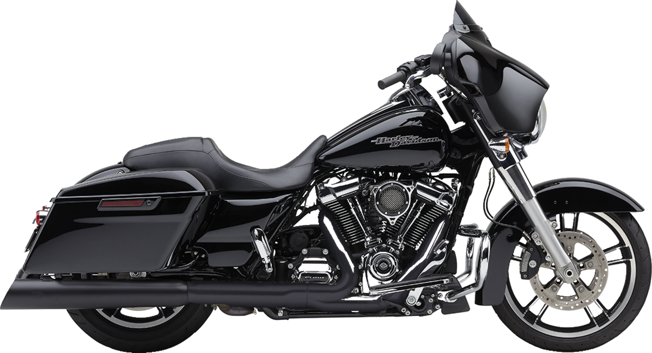 Cobra 4.5" Gen2 NH Upper Cut Slip-On Mufflers for Harley Touring 2017-2025