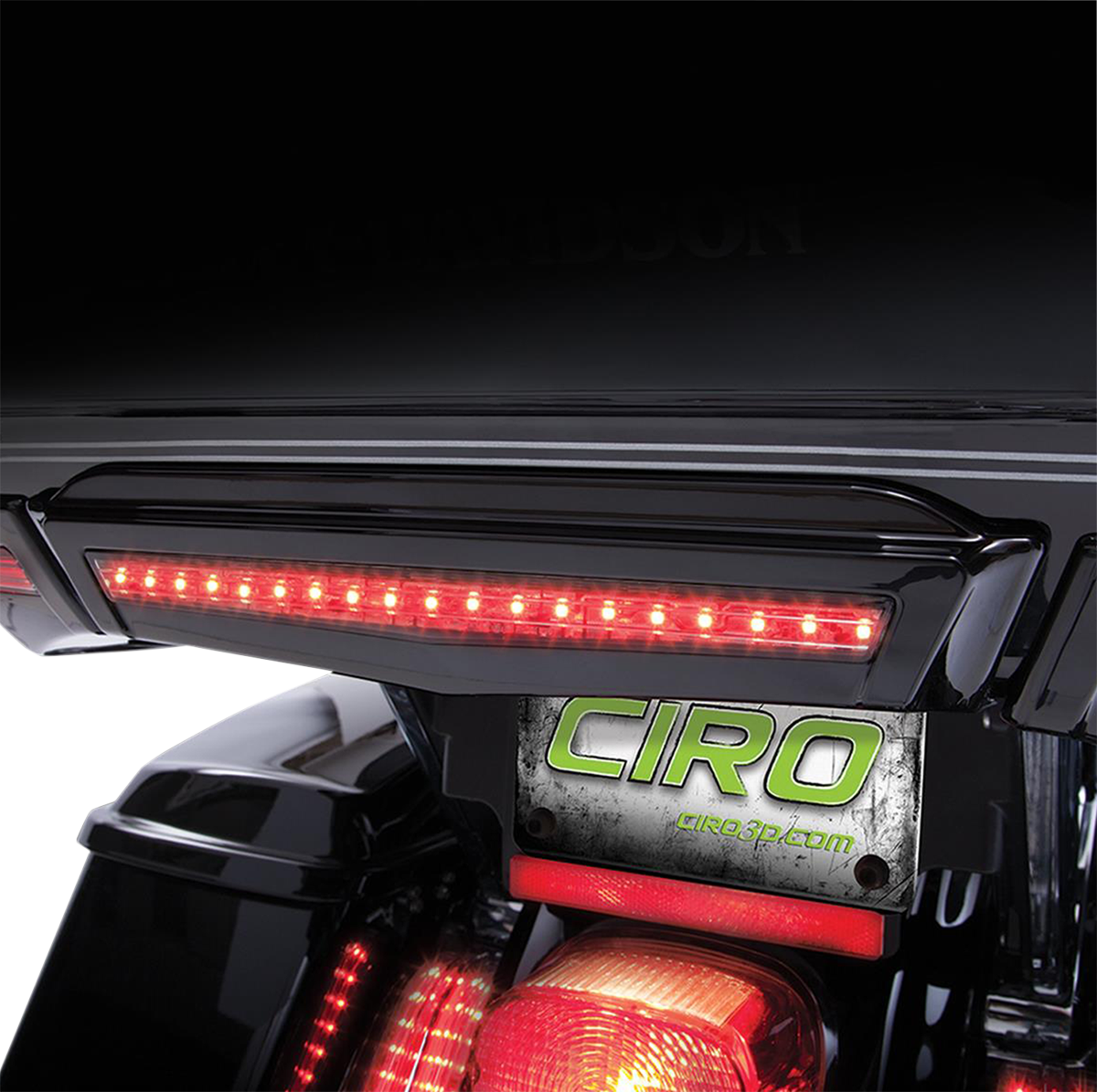 Ciro LED Tour Pak Center Brake Light For Harley Touring 2014-2024