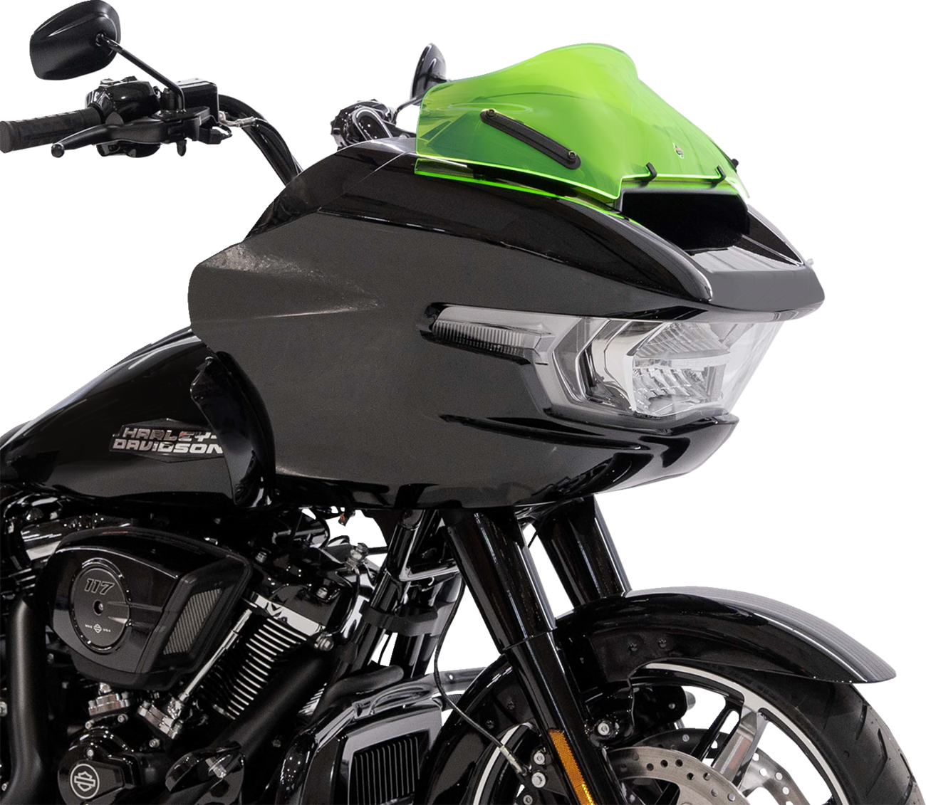 Klock Werks Ice Kolor Flare Windshield For Harley Road Glide 2023-2025