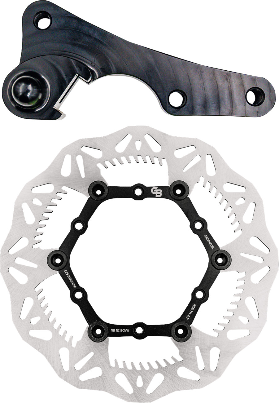 GBRAKES Wave® Brake Rotor Kit With Bracket