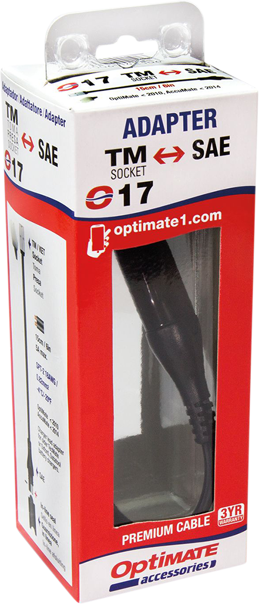 Tecmate Charger Cable Adapter
