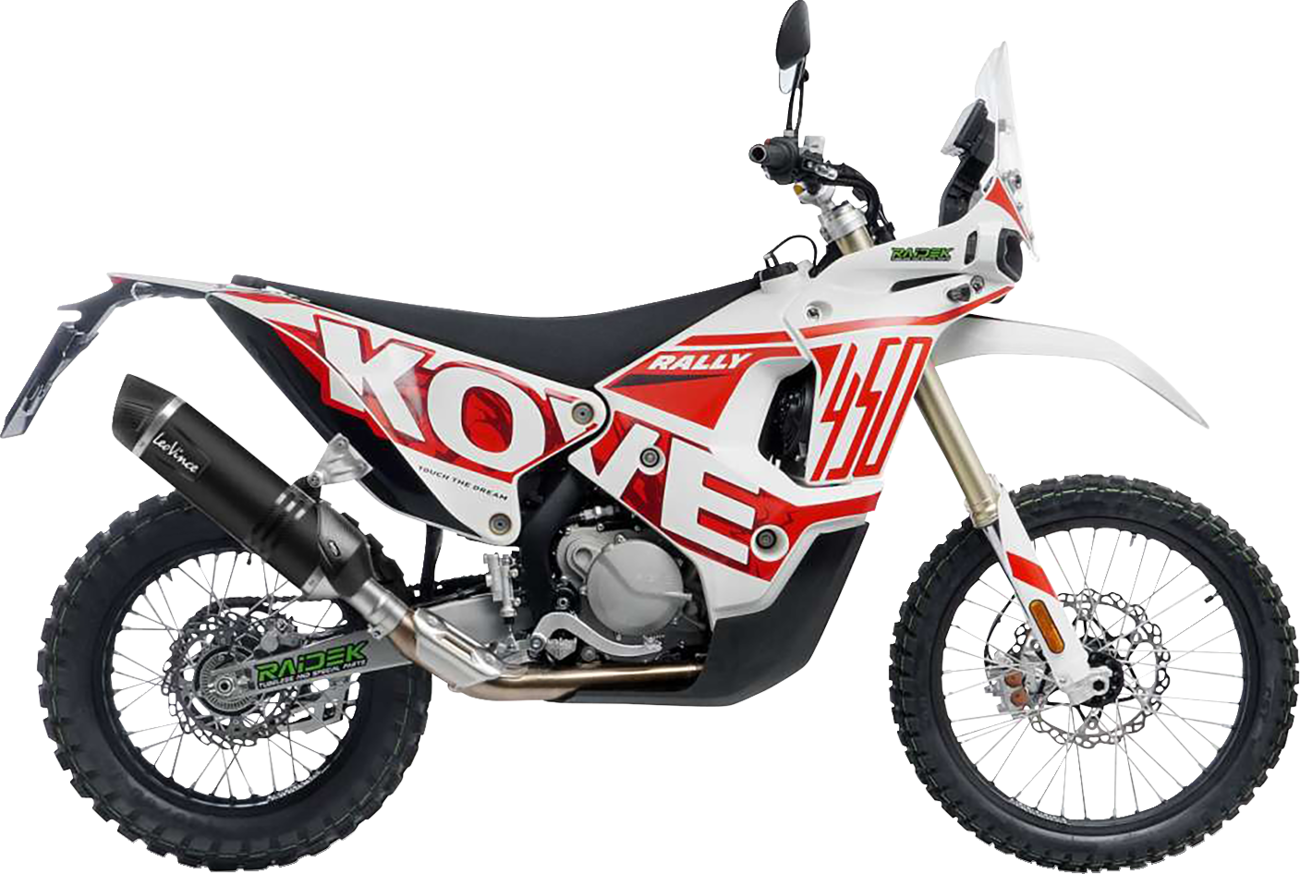LeoVince LV One EVO Slip-On Exhaust Kove 450 Rally 2023-2024