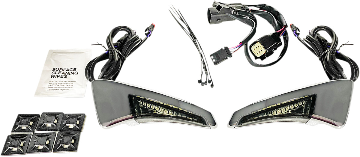 CUSTOM DYNAMICS Sequential Tour Pak Seat Back Rest LED Lights