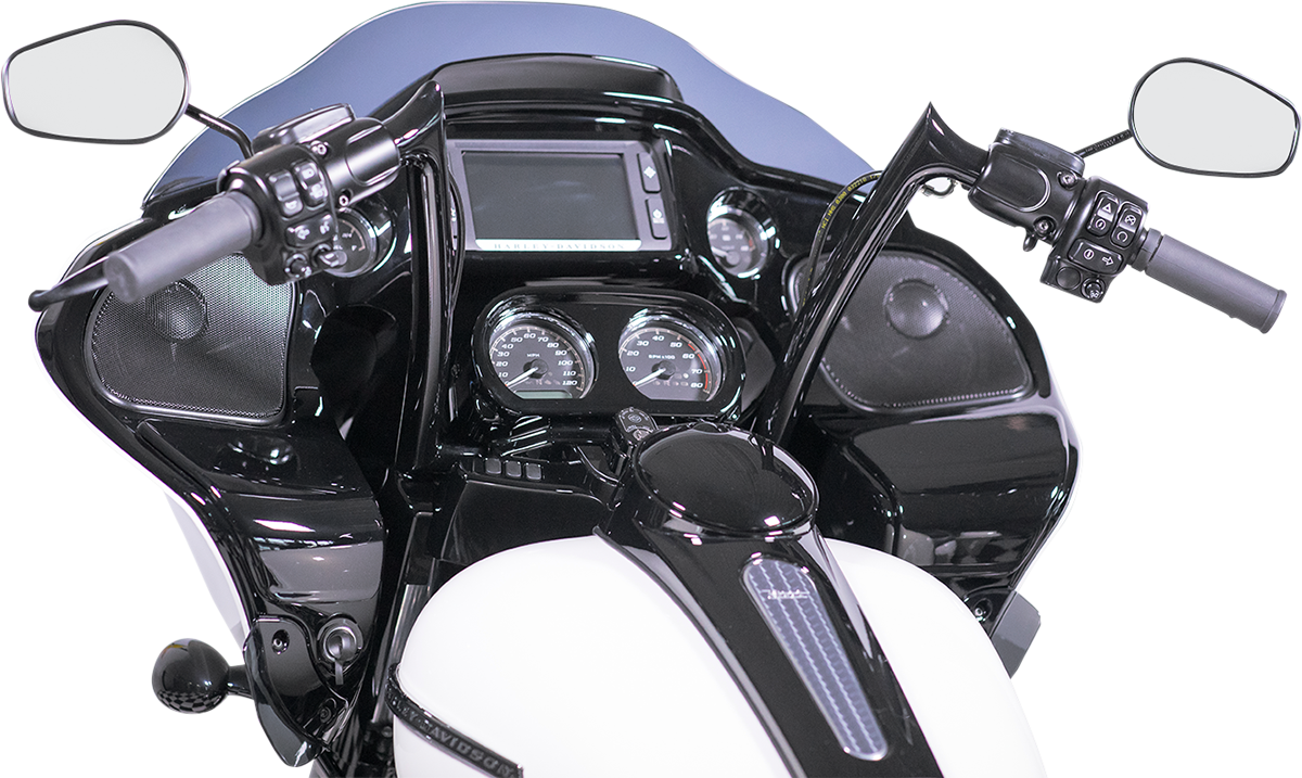 Fat Baggers Inc. 1 1/4" EZ Install Pointed Top Handlebar For Harley Road Glide 2015-2024