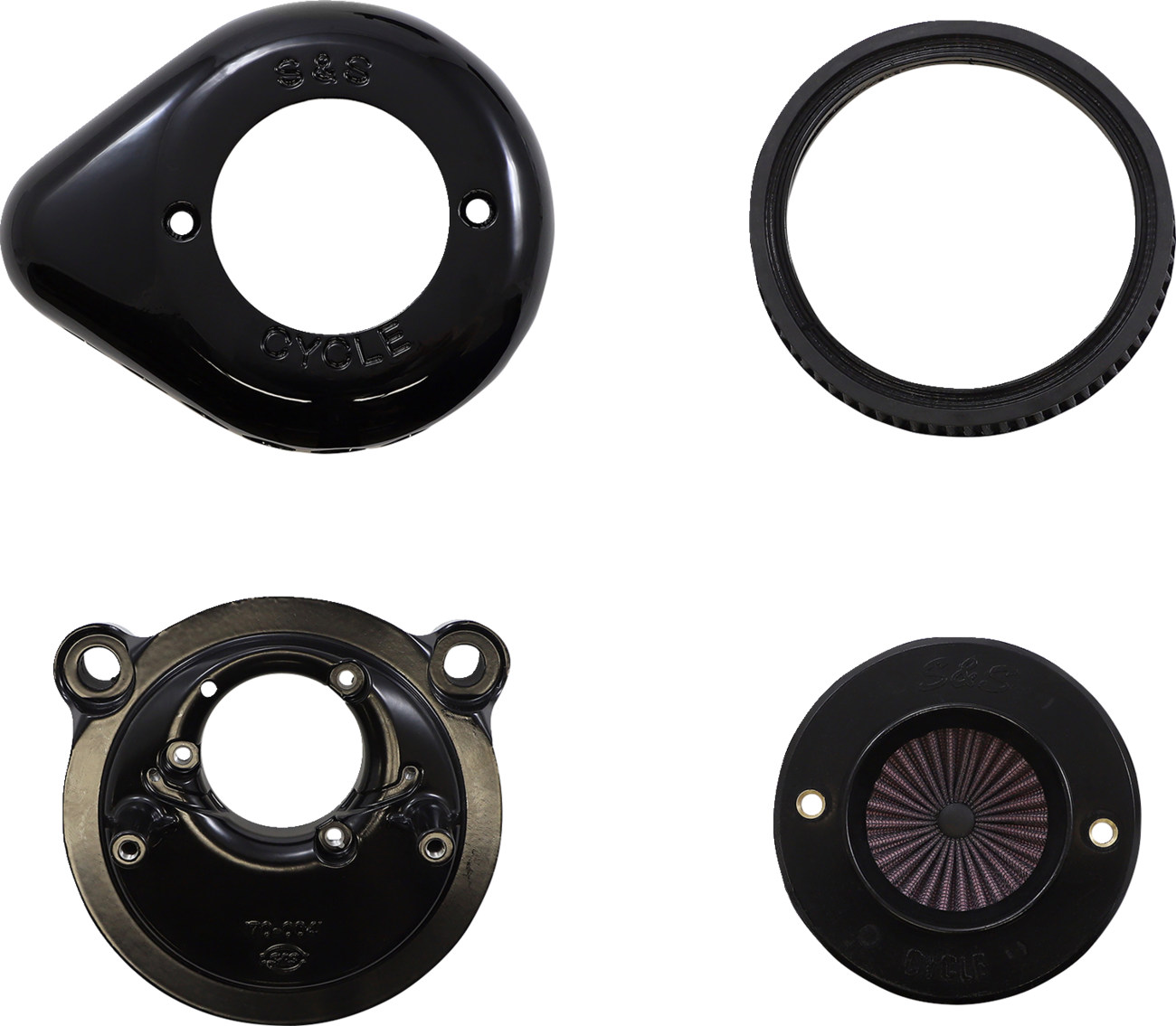 S&S CYCLE Air Stinger Stealth Air Cleaner Kit