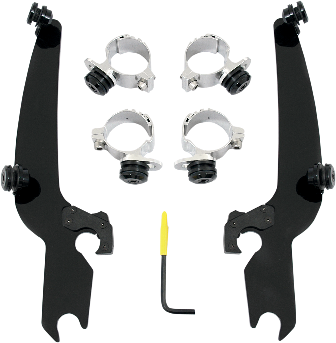 Memphis Shades Metric Sportshield Trigger-Lock Mount Kit Yamaha Bolt / R