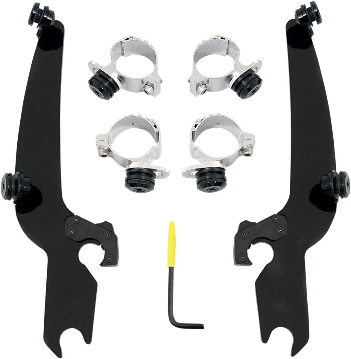 Memphis Shades Metric Sportshield Trigger-Lock Mount Kit Yamaha Bolt / R