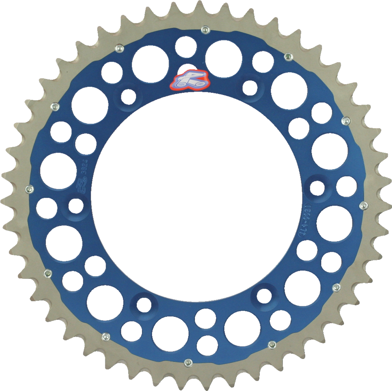 Renthal Twinring™ Rear Sprocket - 50 Tooth - Blue - Yamaha 50T