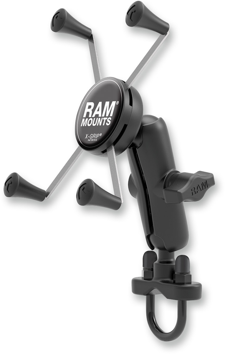 Ram mounts Handlebar Rail Mount with U-Bolt Base and Universal X-Grip® Cradle - Large