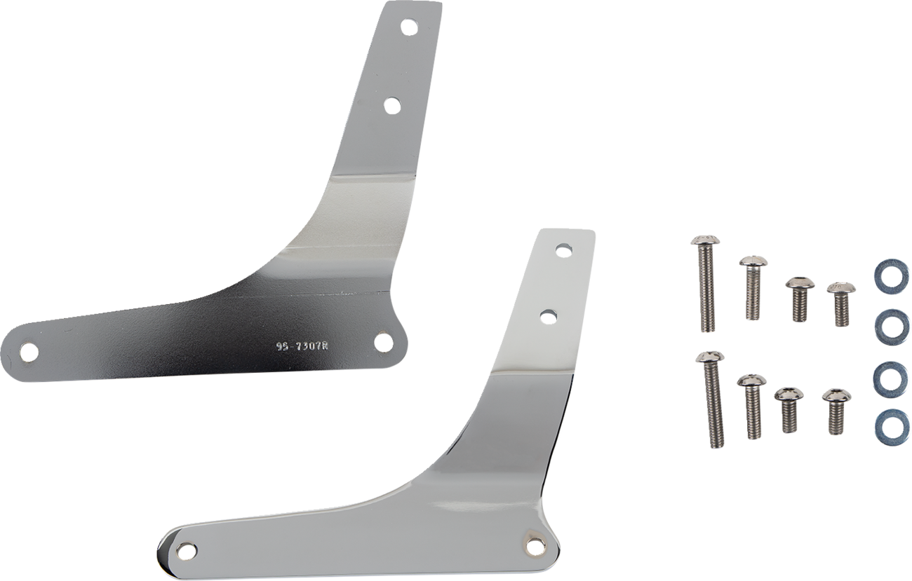 COBRA STD SISSY BAR W/PAD CHROME HON REBEL 250 96-16