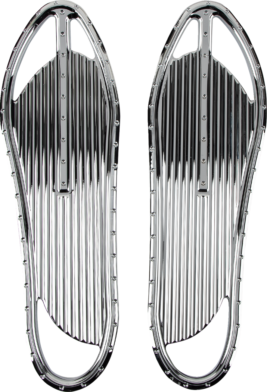 Covingtons Dimpled Driver Floorboards For Harley 1984-2025