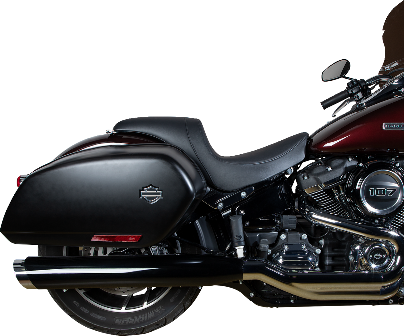 Drag specialties seats Predator Seat - Smooth - Vinyl - FLSB/FXLR '18-'23 Harley Davidson