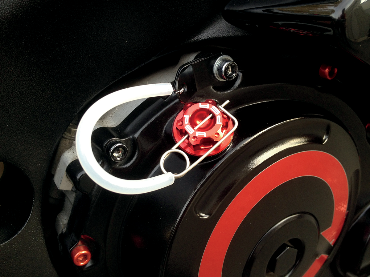 Psr Oil Cap Kit - Red - M20 x 2.5 Kawasaki/Honda/Yamaha/Ducati/Triumph/Suzuki/Husqvarna