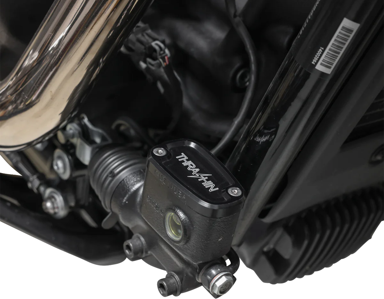 Thrashin Supply Co Rear Brake Reservoir Cover For Harley Softail 2018-2026