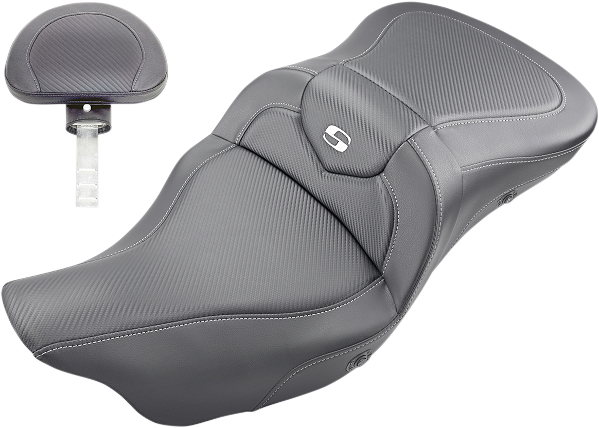 Saddlemen Extended Reach Heated Roadsofa Seat fits 2008-2023 Harley Touring