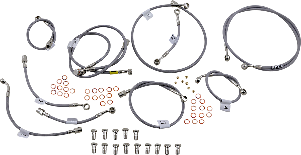 Gbrakes Brake Line - Stainless Steel 2006-2007 Yamaha FJR1300A ABS