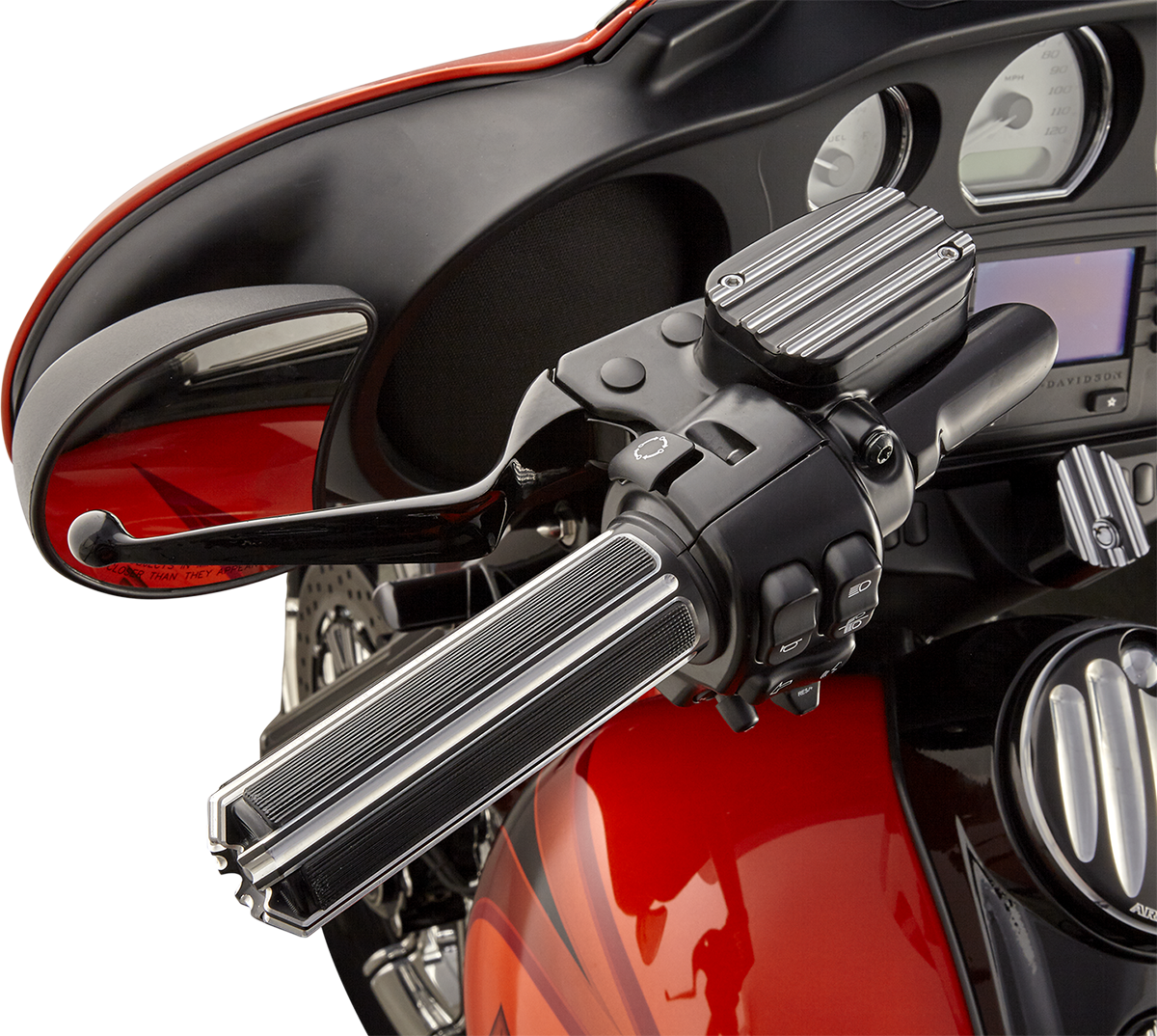 Arlen ness 10-Gauge Comfort Grips - Cable - Black Harley Davidson