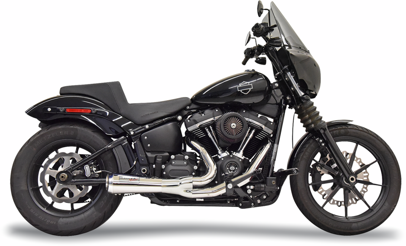 BASSANI XHAUST 2-into-1 Ripper Short Exhaust System