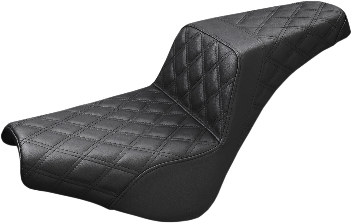 Saddlemen Step-Up LS Lattice Stitch Seat For Harley Softail FXBB/S / FXST 2018-2026