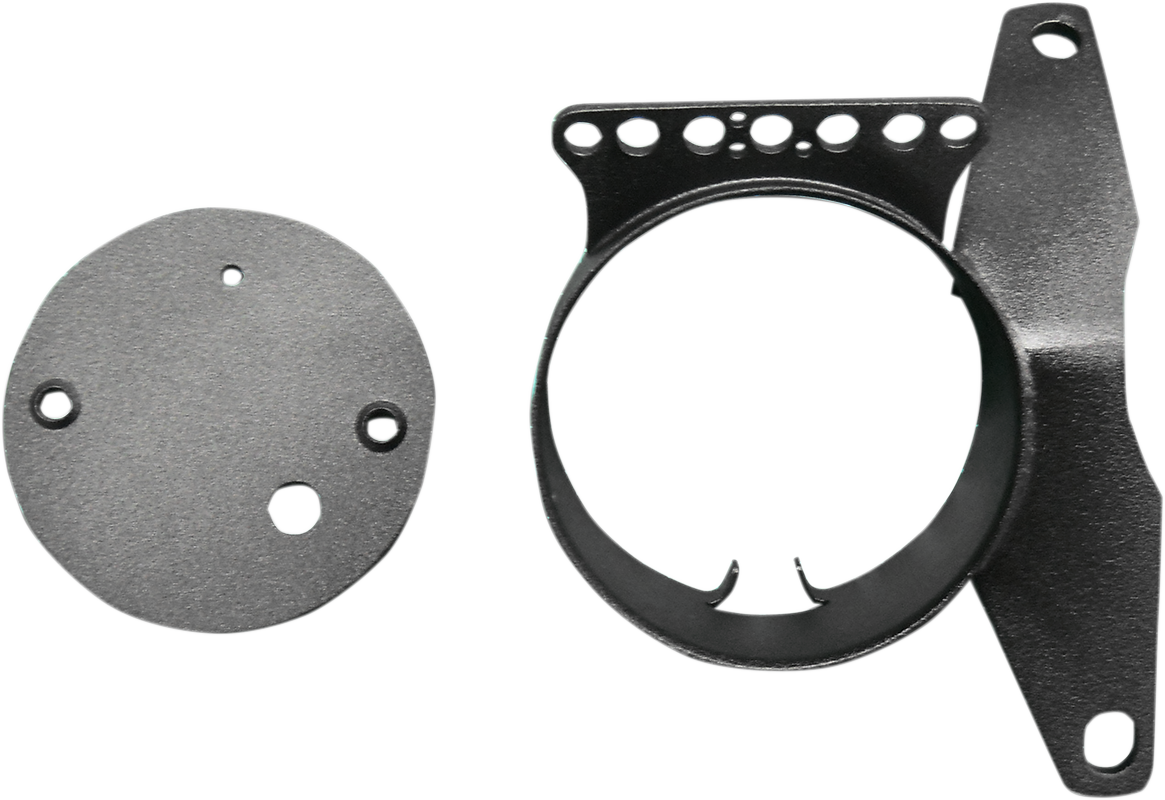 Drag specialties Speedometer Relocation Bracket - Black Harley Davidson