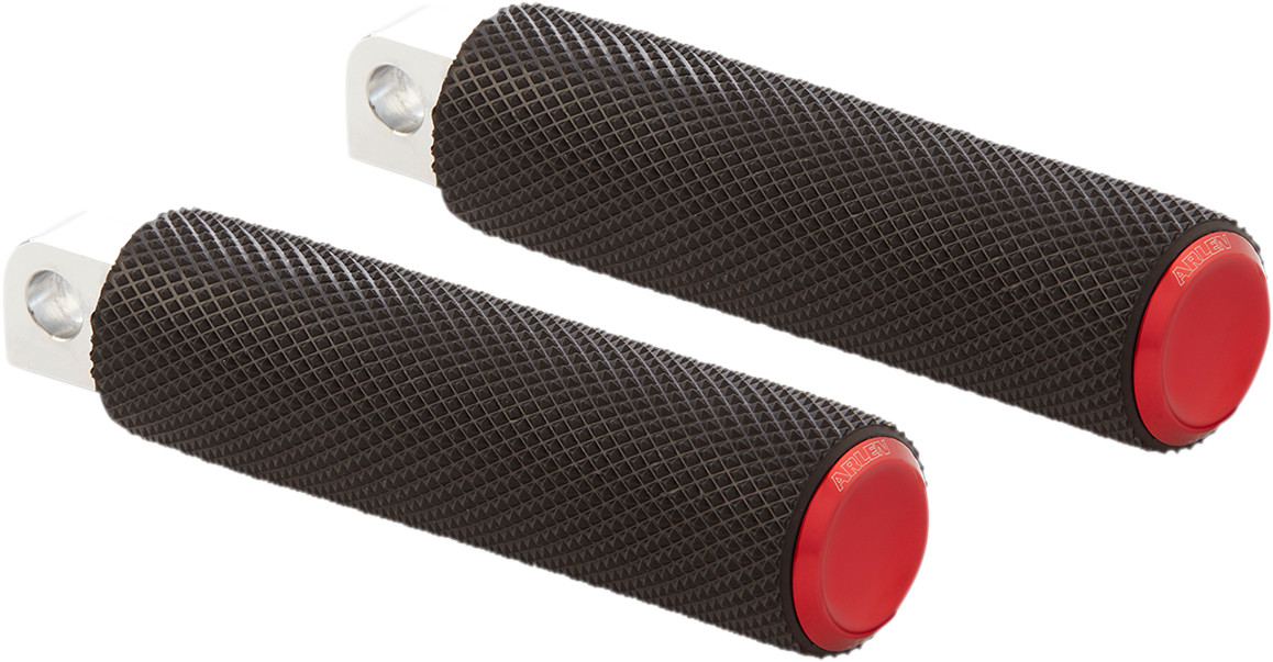 Arlen Ness Anodized Knurled Footpegs For Harley
