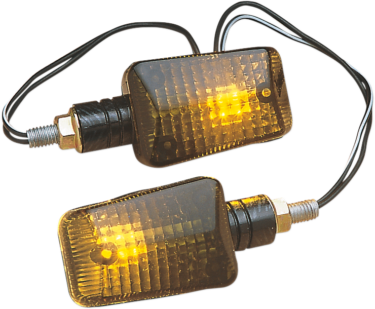 K&s technologies Mini Stalk Marker Lights - Carbon/Smoke